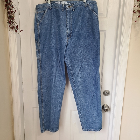 (873) Gander Mountain Men's Classic Relaxed Fit Straight leg Jeans, Size:44/32 - Picture 3 of 17